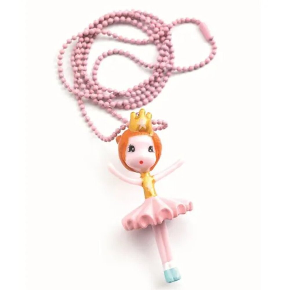 Djeco Lovely Charms Necklace Ballerina New in Box